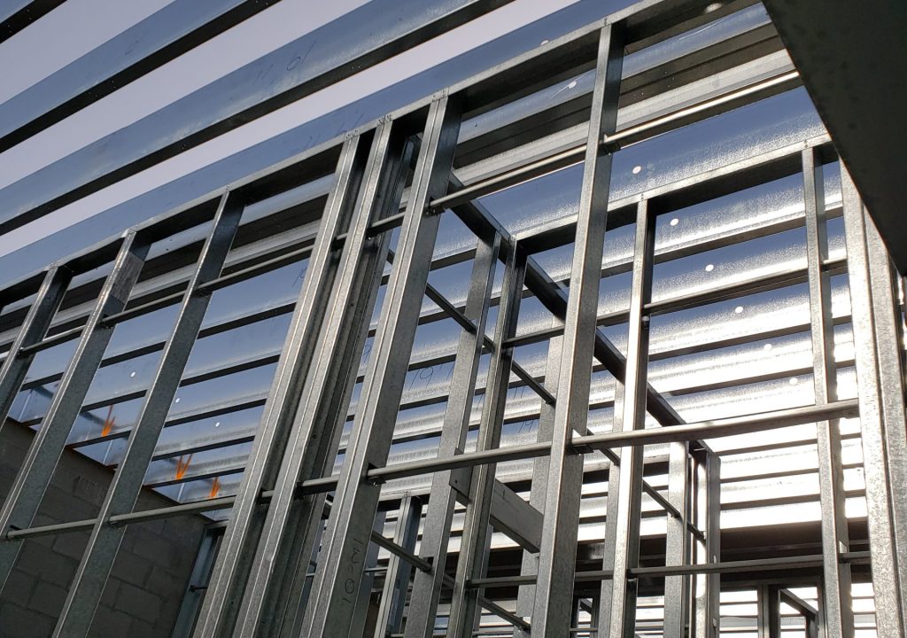 Steel frame barndominium in Kansas