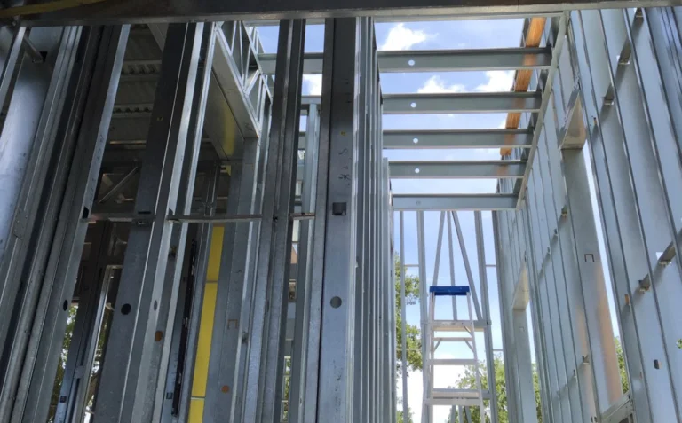Barndominium steel framing in Kansas