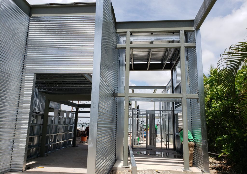 Barndominium steel structure in Kansas