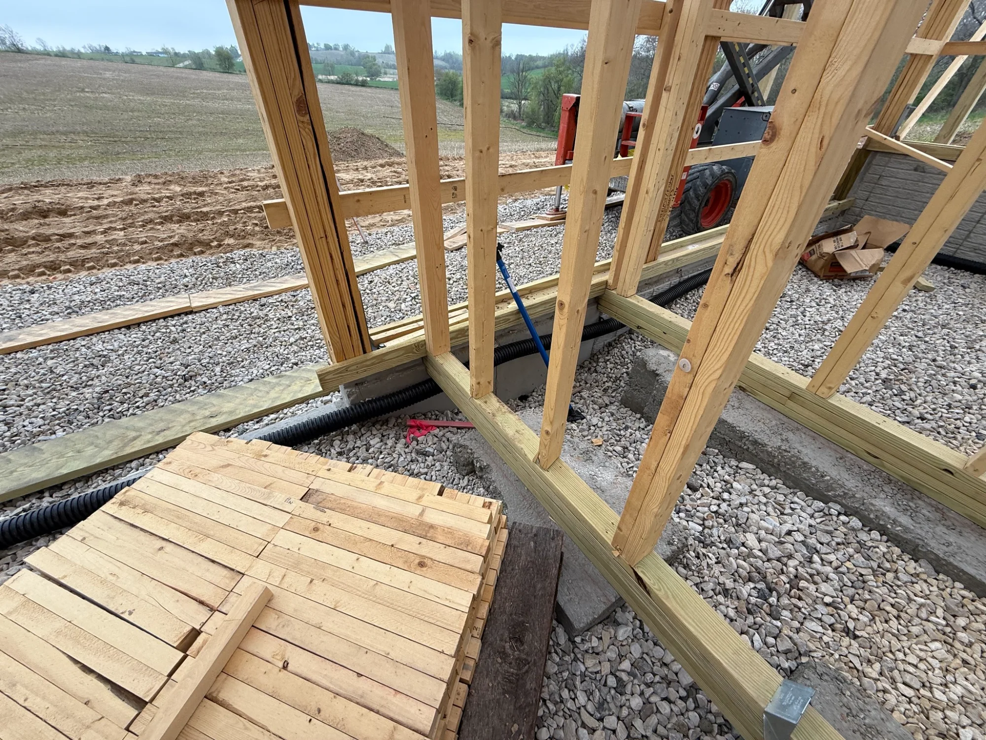 Large wood frame barndominium in Kansas
